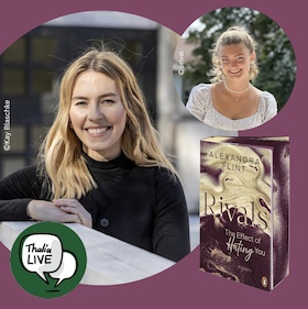 Bild: Alexandra Flint liest "Rivals - The Effect of Hating You"