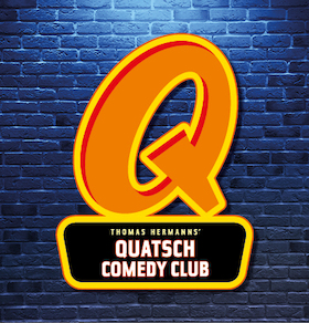 Bild: Quatsch Comedy Club - Die Live Show - mit: Abeku, Hans Hermann Thielke, Lara Autsch und Robert Alan; Moderation: Christin Jugsch