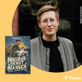 Bild: Mikkel Robrahn liest aus: Magnus Knut Hansen