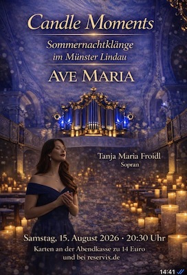 Bild: Ave Maria – Sommernachtklänge im Münster Lindau