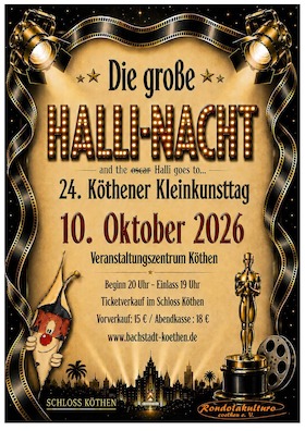 Bild: 24. Köthener Kleinkunsttag - „Die große HALLI-NACHT"“