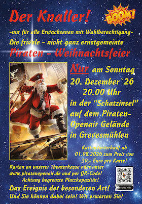 Bild: Piraten-Märchenweihnacht nur für Erwachsene - Piraten-Märchenweihnacht nur für Erwachsene!