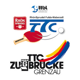 Bild: TTC RhönSprudel Fulda-Maberzell - TTC Zugbrücke Grenzau