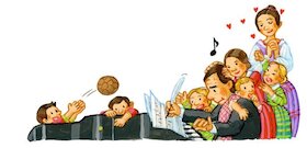 Bild: Familienkonzert: ROBERT SCHUMANN VERSUCHT WEIHNACHTEN ZU FEIERN