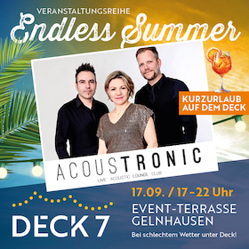 Bild: Acoustronic  meets Summertime auf dem Deck 7