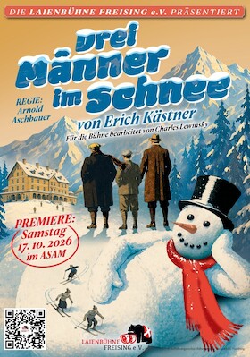 Bild: DREI MÄNNER IM SCHNEE - von Erich Kästner