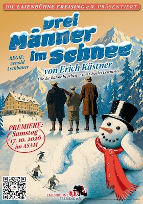 Bild: DREI MÄNNER IM SCHNEE - von Erich Kästner