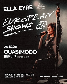 Bild: Ella Eyre - European Shows 2026