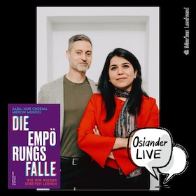 Bild: Lesung und Gespräch | Saba-Nur Cheema, Meron Mendel | Die Empörungsfalle