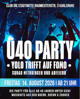 Bild: Ü40 Party - YOLO trifft auf FOMO