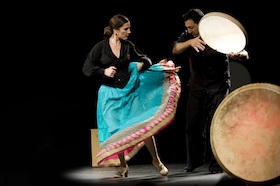 Bild: die andere reihe: Bettina Castano & Murat Coskun - Flamenco und Rahmentrommel