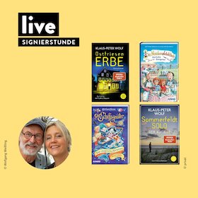Bild: SIGNIERSTUNDE: Klaus-Peter Wolf & Bettina Göschl