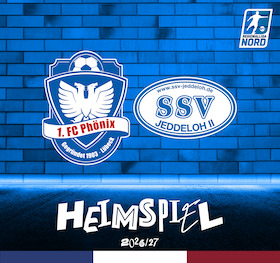 Bild: 1. FC Phönix Lübeck - SSV Jeddeloh II