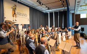 Bild: "blechBRAND Blasmusik hochprozentig" Benefizkonzert - Neujahrsmatinee