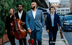 Bild: Isidore String Quartet - Phoenix Avalon – Violine; Adrian Steele – Violine; Devin Moore – Viola; Joshua McClendon – Violoncello