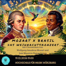 Bild: Mozart X Brasil Das Weihnachtskonzert mit Chorwerken von Wolfgang Amadeus Mozart und  Jose Mauricio Nunes Garcia