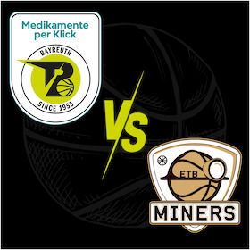 Bild: Medikamente per Klick Bayreuth vs. ETB Miners