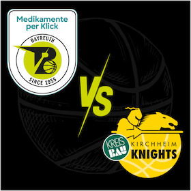 Bild: Medikamente per Klick Bayreuth vs. Kreisbau Kirchheim Knights