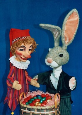 Bild: Kasper und der Osterhase - Handpuppenspiel für Kinder ab vier Jahren