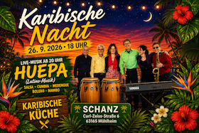 Bild: Karibischer Abend mit Huepa - live im Schanz