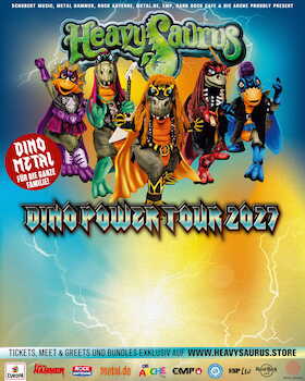 Bild: HEAVYSAURUS – MISSION DINO POWER TOUR 2027