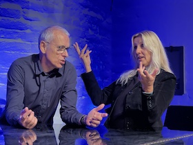 Bild: Claudia Pohel und Roland Maier - Doppelt klingt besser! - Ein musikalischer Kabarettabend!