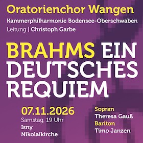 Bild: Johannes Brahms - Ein deutsches Requiem - Johannes Brahms - Ein deutsches Requiem