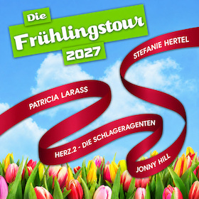 Bild: Frühlingstour - Hier spielt die Musik - mit Stefanie Hertel, Patricia Larass, Herz.2 - Die Schlageragenten und Jonny Hill