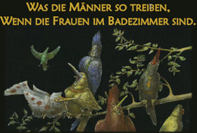 Bild: Was die Männer so treiben, wenn die Frauen im Badezimmer sind - Szenische Lesung
