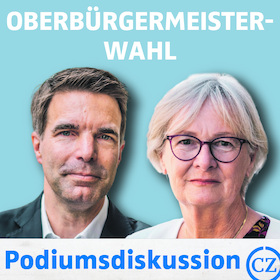 Bild: CZ-Wahlpodium zur Oberbürgermeisterwahl