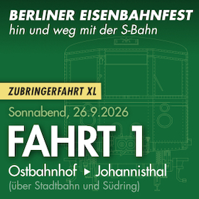 Bild: Fahrt 1 - Zubringerfahrt