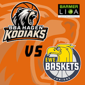 Bild: BBA Kodiaks Hagen - Baskets Juniors TSG Westerstede