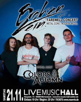 Bild: Broken Vein - Farewell Show + Special Guest - Farewell-Show + Special Guest