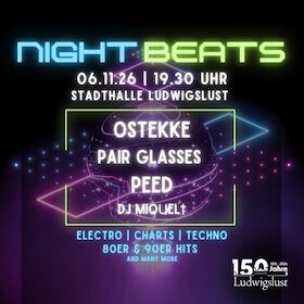 Bild: Night Beats - DJs: Ostekke, Pair Glasses, Peed, Miquel