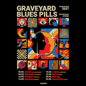 Bild: GRAVEYARD & BLUES PILLS - EU/UK Co-Headline Tour 2027