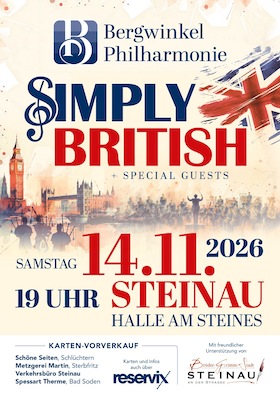 Bild: Konzert der Bergwinkel Philharmonie - Simply British