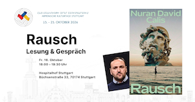 Bild: Lesung und Autorengespräch: Rausch