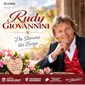 Bild: Rudy Giovannini - Das Muttertagskonzert 2027 - Ein musikalischer Nachmittag zum Muttertag mit Rudy Giovannini