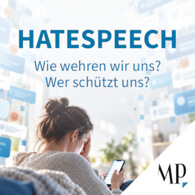 Bild: Podiumsdiskussion - Hatespeech – Wie wehren wir uns? Wer schützt uns?
