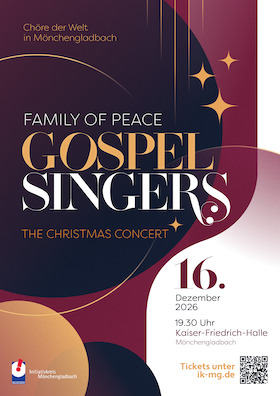 Bild: Chöre der Welt in Mönchengladbach - Weihnachtskonzert mit den Family of Peace Gospel Singers
