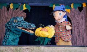 Bild: Puppentheater Marco Vollmann „Kaspar und die Wunderlampe“