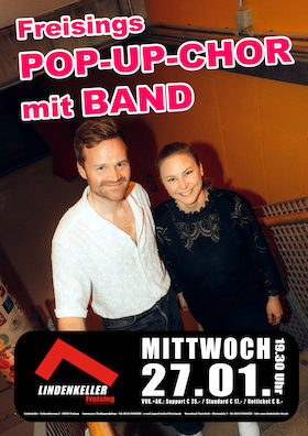 Bild: Freising’s POP-UP CHOR - mit voller Bandbesetzung
