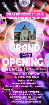 Bild: Grand Opening - Eröffnungsfeier - Kurhaus Bad Herrenalb - Das neue KULTurhaus in Bad Herrenalb