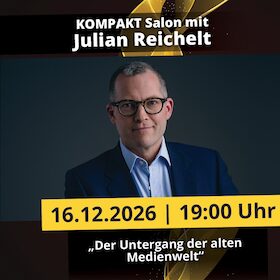 Bild: KOMPAKT Salon mit Julian Reichelt: Der Untergang der alten Medien | Magdeburg | machwerk