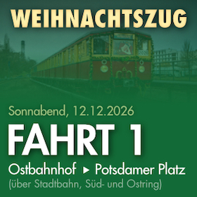 Bild: Fahrt 1 - von Ostbahnhof nach Potsdamer Platz