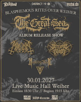 Bild: THE GREAT SEA - Blasphemous Rites Over Weiher