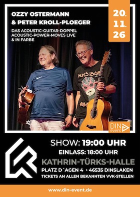 Bild: Din Guitar Night 2026 - mit Ozzy Ostermann & Peter Kroll-Ploeger