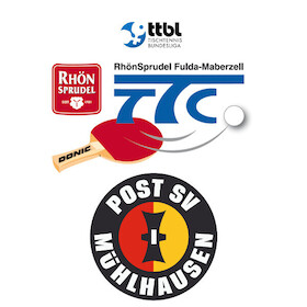 Bild: TTC RhönSprudel Fulda-Maberzell - Post SV Mühlhausen