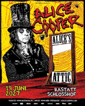 Bild: ALICE COOPER - ALICE'S ATTIC - LIVE 2027