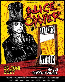 Bild: ALICE COOPER - ALICE'S ATTIC - LIVE 2027